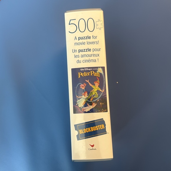 4
Blockbuster Peter Pan 500 pc Puzzle - 18x24 inch - Walt Disney - Picture 2 of 2